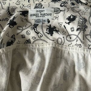 Vintage Guess Western Button Up